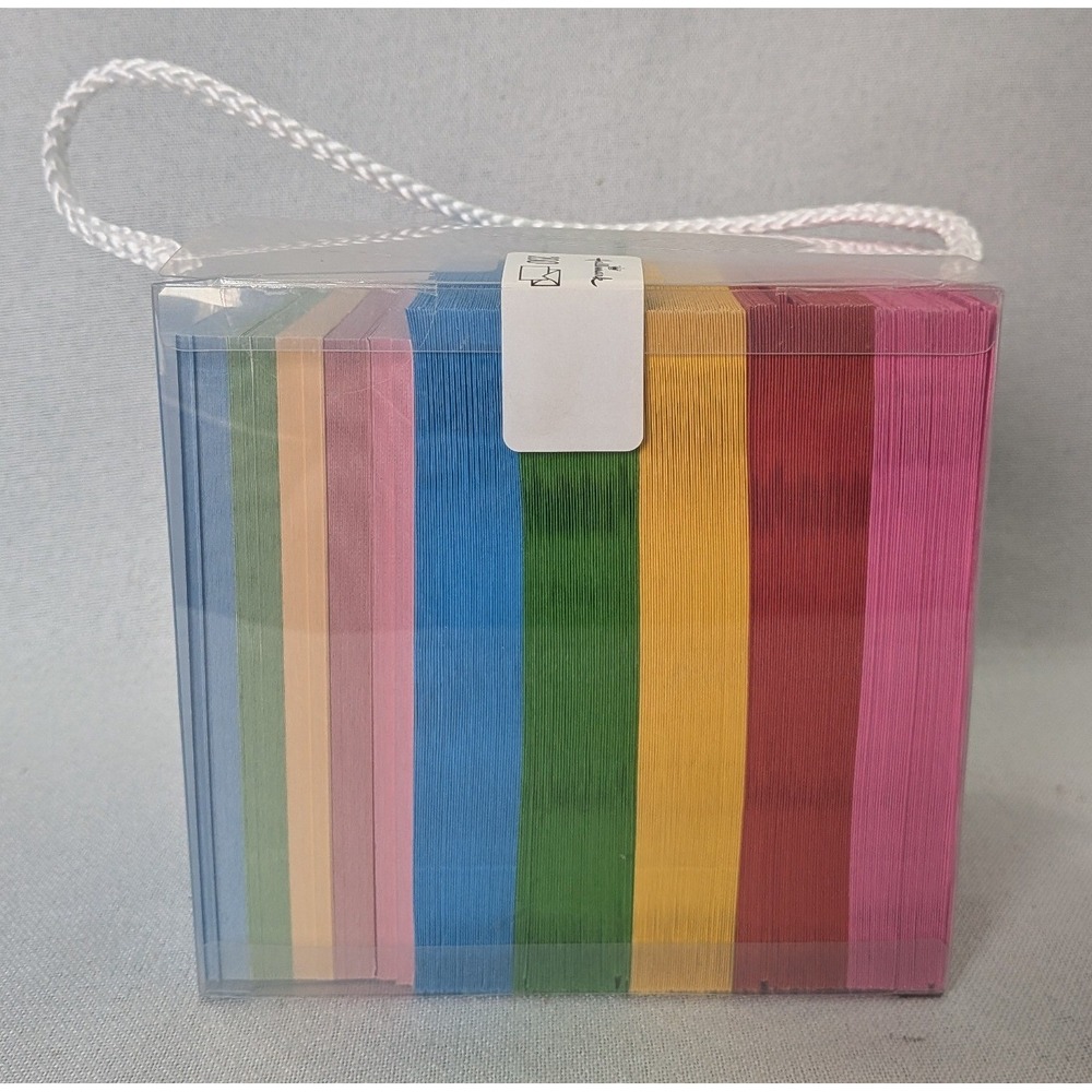 Hallmark Mini Envelopes 200 Count Multicolor Rainbow NEW Boxed WDN2043